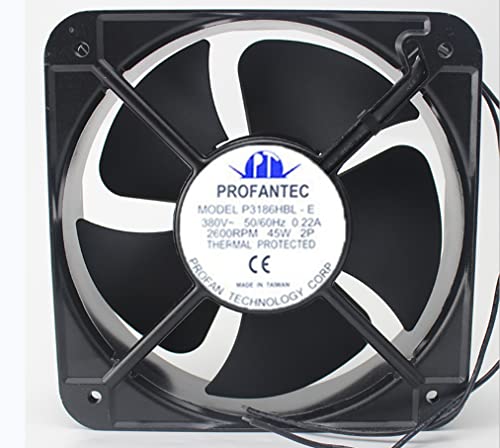 Lanfu Margaret P3186HBL-E 180X180X60MM 380V 0.22A 45W 2ワイヤー冷却ファン