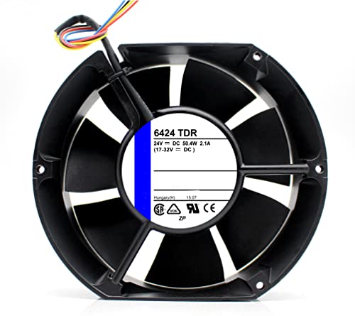 Denis Carey 6424TDR 24VDC 50.4W 2.1A 172X150X51mm 4線 17251mm 冷却ファン