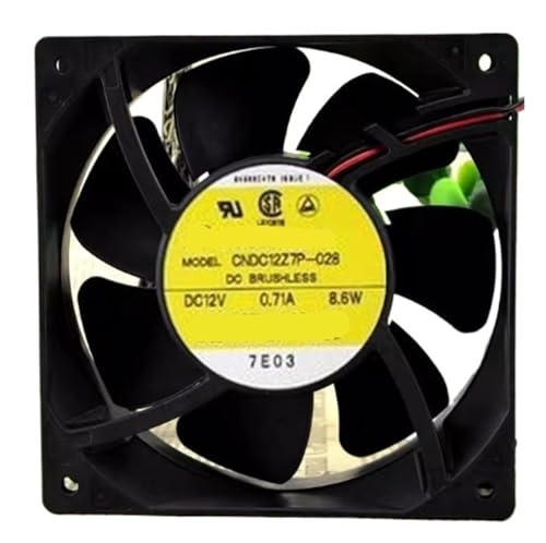 LMJGBGCD CNDC12Z7P-028 12038 12V 0.71A 8.6W ダブルボール冷却ファン。