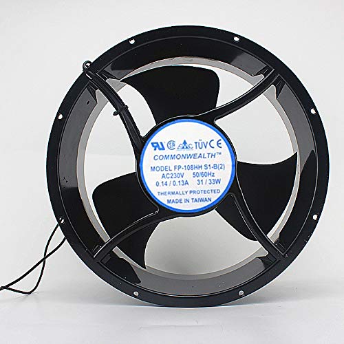 Lanfu Margaret FP-108HH S1-B(2) 254x254x89mm 230V 0.14/0.13A 31/33W 2線式冷却ファン。