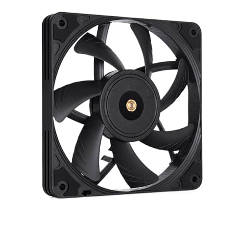 SEIRNHaBb NF-A12x15 PWM Chromax.Black.swap 120mm コンピューターケース 静音冷却ファン 温度制御 CPUラジエーターファン (NF-A12x15 PWM)