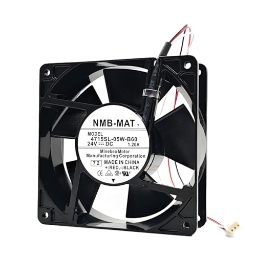 BGPHQLHOD 4715SL-05W-B60 24V 1.20A 120x120x38mm 3線冷却ファン1個。