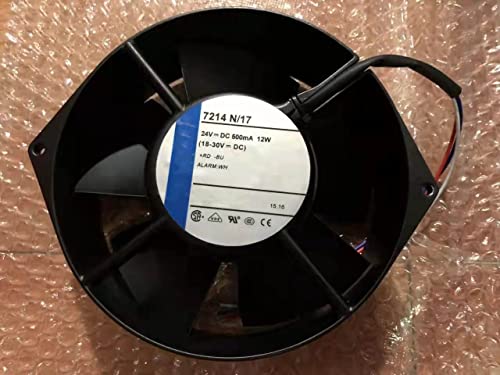 Laura Kahiyo DC24V 500mA 12W 7114NHU 17238 172mm 3線軸冷却ファン。 7214N/17