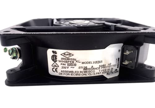 Lawrence.Brown WX3M1 230V 0.07/0.06A P/N028330 120mm 冷却ファン 120X120X38mm