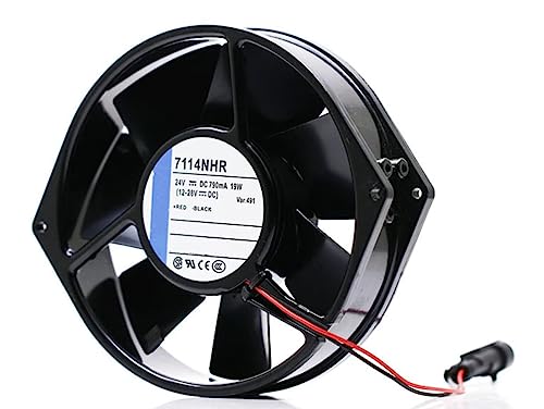 LangSheng 7114NHR DC 24V 790mA 19W 172x150x38mm 2線式冷却ファン