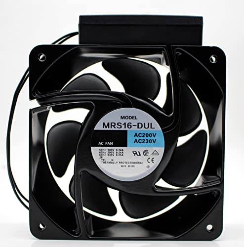 Qideyipe MRS16-DUL ファン AC200V 0.24A 160×160×62mm 冷却ファン