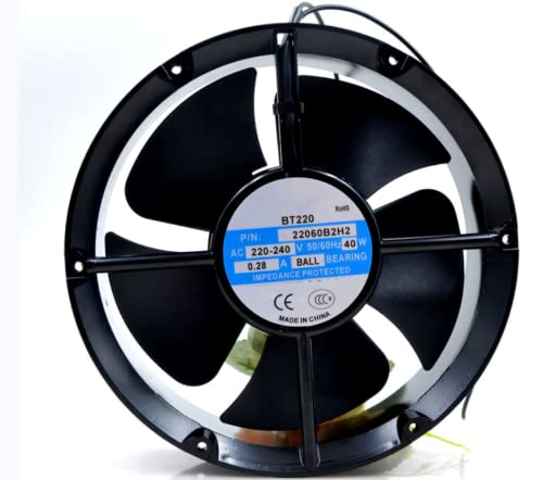 Rhonda Raggio 22060B2H2 220/240V 0.28A 40W 220X220X60MM 2ワイヤー冷却ファン用