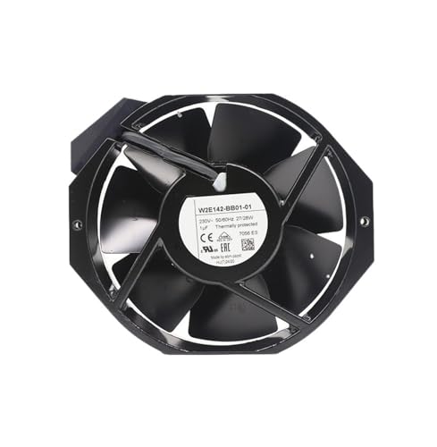 YZRANMOK 軸流ファン W2E142-BB01-01 ファン 7056ES 鉄メッシュとフィルター付き