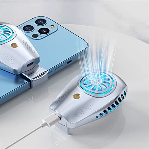 FUZHCY (たけち) ポータブル携帯電話ラジエーター電話冷却ファンゲーム携帯電話ラジエーター用バッククリップ(A)