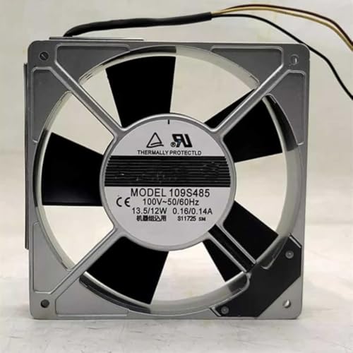 asjsiming 109S485 120X120X25MM 12CM 100V 0.16/0.14A 13.5/12W 50/60Hz 3線冷却ファン。