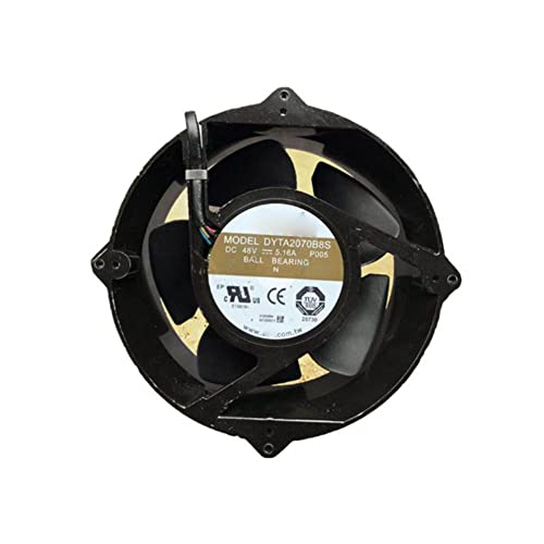 QHMLMJT DYTA2070B8S 200 * 70MM DC 48V 5.16A 4ワイヤー 全金属 20cm dc 軸ファン FS-13380