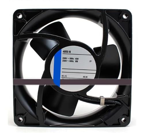 zyvpee Papst 4850N 230Vac 10/9W 2ピン オールメタル 12cm アキシャル冷却ファン 120x38mm