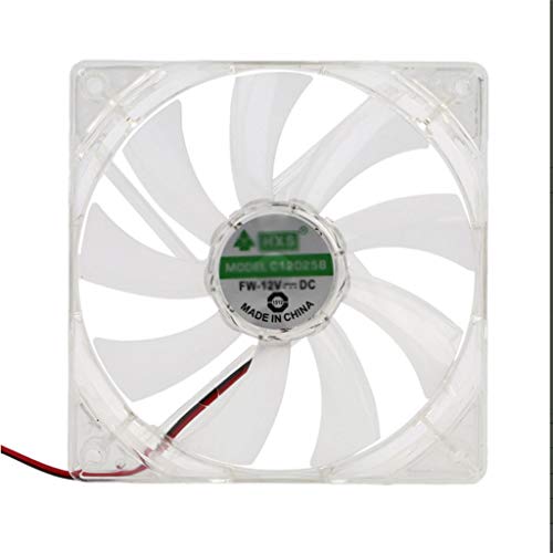 ghghnrtgefrgnhnxdf PCコンピュータファン4LEDライト120mm PCコンピュータケース冷却ファン 簡単取り付けファン 12V tt3/53595