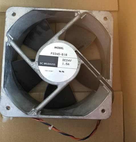 Ning Xiang DC24V 1.5A F0345-B18 18060 18cm 4線式大風量冷却ファン。