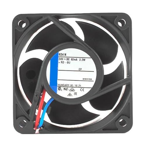 zyvpee 60mm 624N 24V 92mA 2.2W 2ワイヤコンバーター 冷却ファン 60x60x25mm