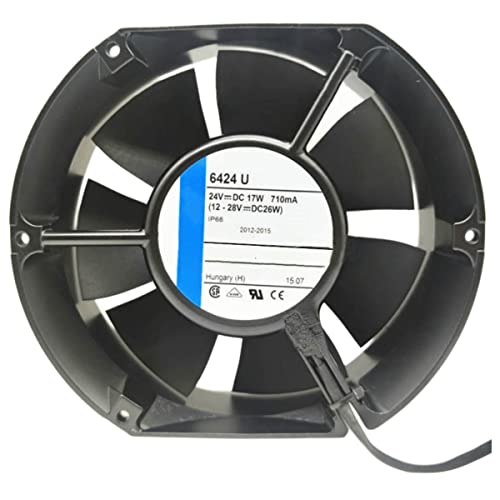 Denis Carey 24V 6424U 710mA 17W 17251 冷却ファン 4線。