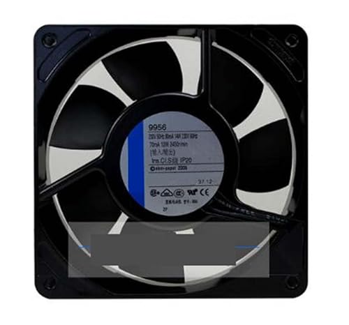 zyvpee 120mm 9956 230Vac 14W 2ピン キャビネット電源冷却ファン 120x120x25mm