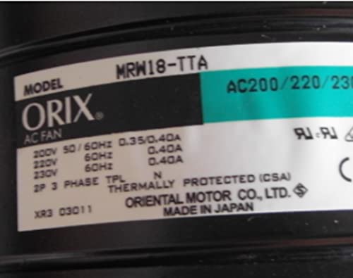 Lawrence.Brown MRW18-TTA 200V 0.35/0.40A 冷却ファン DHL