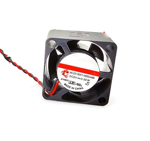 zyvpee ® 25MM MC25150V1-0000-A99 Maglev 5V 0.55W 2ワイヤー 小型冷却ファン 25x25x15mm