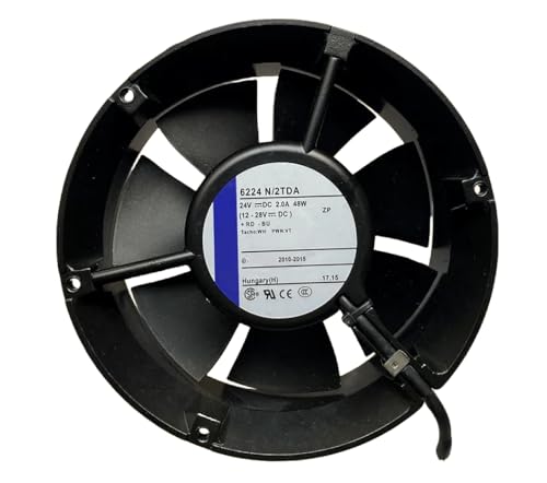 Denis Carey 24V 6224N/2TDA 2.0A 48W 17251 冷却ファン 172X172X51MM 4線