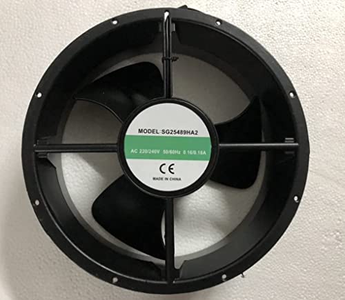 yuebangkeji SG25489HA2 AC 220/240V 0.16/0.18A 254x254x89mm 2線冷却ファン