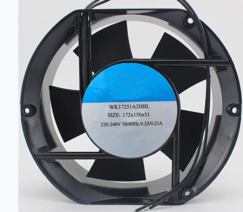 Lawrence.Brown DHL WK17251A2HBL 220/240V 0.23/0.21A 17251 冷却ファン 172x51mm