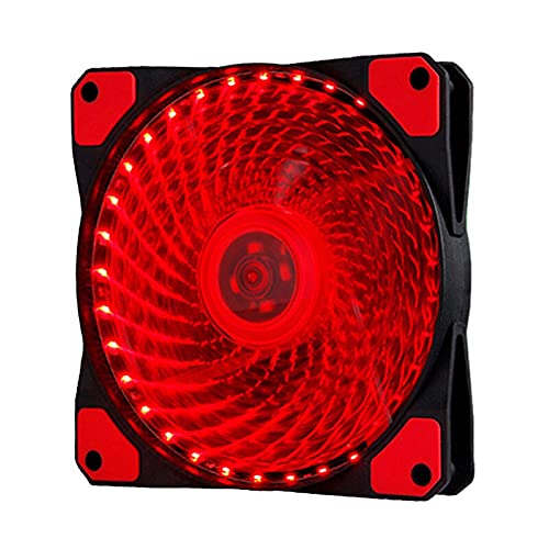 UOHUFIDABFD コンピューターラジエーターミュート 12cm 33 LED RGB ライト冷却ファン ヒートシンク コンピューター PC ケース コンピューター冷却ファン用 (カラー: D) ZNIUe5932