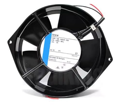 zyvpee 150MM 7210N DC110V 16W 2線 UPS 工作機械冷却ファン 150x55mm