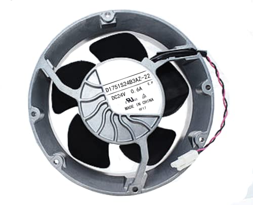 Lawrence.Brown D1751S24B3AZ-22 DC24V 0.6A 172X51mm 2線冷却ファン 17251mm