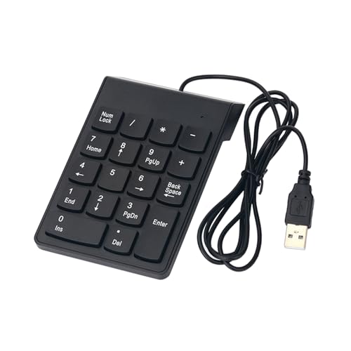 TRkin 電子商取引テンキー有線キーボード弓式薄型USBポート高耐久タブレット/パソコン対応