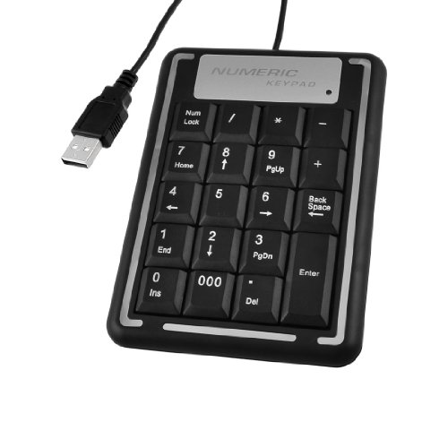 Ruilogod USB 19キー テンキーパッド キーボード ノートパソコン用 f24b47d0c3ae49f329c07d48b405eb