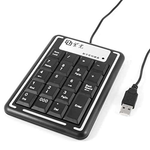 Ruilogod USB2.0 19キー テンキーパッド キーボード PC ノートパソコン用 c3ef28d405ed85cc46e9da7319fa29