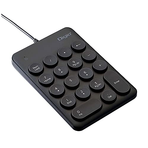 ナカバヤシ ラウンドキーキャップ有線テンキーボード／ブラック TNK-SU230BK