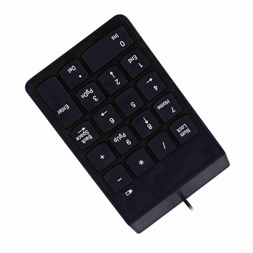 Ailgely USB テンキーミニテンキーテンキー 18 キーキーボードラップトップデスクトップ PC Pro Ailgegneb5dw87i
