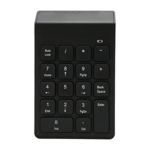 UPCOT ミニテンキー、2.4G ABS素材コンピュータ用ワイヤレステンキーパッド JP380240603