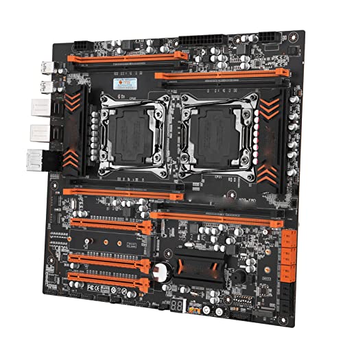 YUHEAN X99 F8DX99インテルデュアルCPUX99 LGA 2011-3 E5 V3 DDR4 RECC 256GB M.2 NVME NGFF USB3.0E-ATXに適合したマザーボード