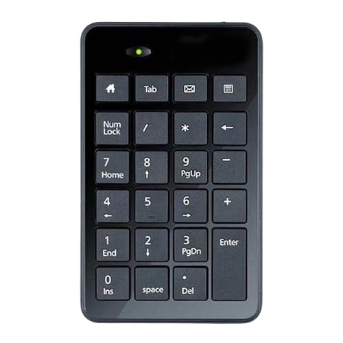 Qsvbeeqj USBテンキーキーボード 23 数字キーパッド コード付きナンバーパッド ノートパソコン パソコン ノートブック ビッグプリント 文字 静音 タイピング