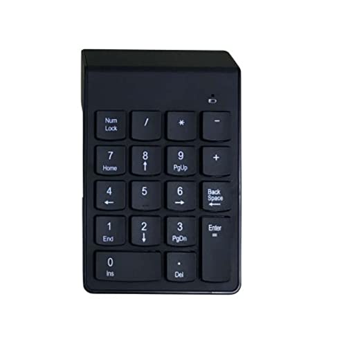 JSSEVN ワイヤレス 数字キーボード 28キー 電卓 テンキーパッド 2.4G 無線 スリム 持ち運び便利 デスクトップ PC ノートブック用 多機種対応 会計 銀行 金融 XCJP220305WG077