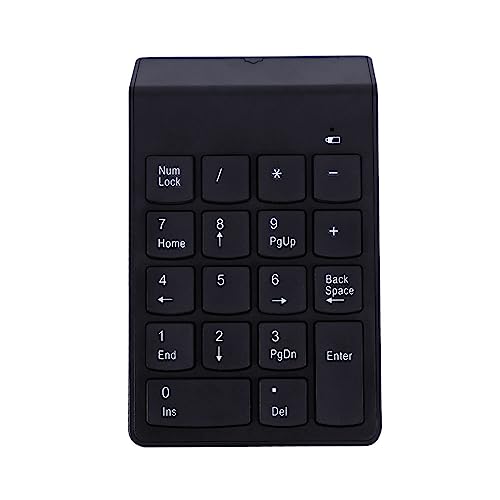Beufee テンキー 18 キー、2.4 グラムワイヤレス超スリムテンキー家庭用片手ゲームキーボード Beufeefs46yxco39