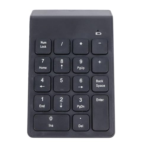 Omenluck テンキー 18 キーワイヤレステンキーテンキー ラップトップデスクトップ PC 用ポータブルミニ財務会計テンキー 幅広い用途 BT5 0接続 ZXJP240907W345