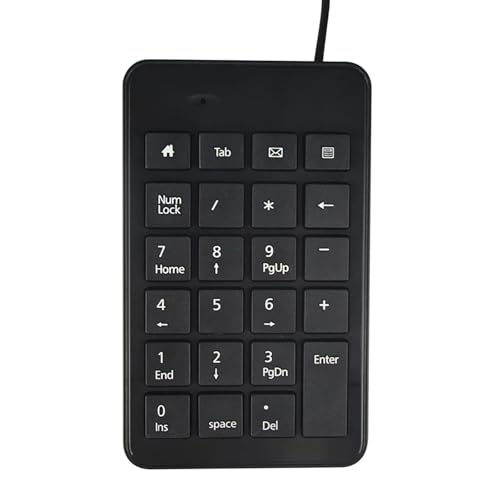 Omenluck テンキー 有線 23キー 静音設計 USB 入力ミスを防止 排水機構 シリコンラバー 使いやす 有線静音テンキーパッド 静音設計 ZXJP240907W238
