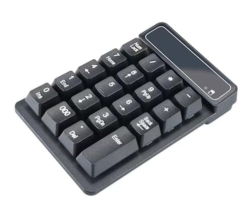テンキー2.4G ワイヤレステンキー 19キー 数字キーボード 無線 薄型 持ち運び便利 高耐久 デスクトップPCノートブック用 【K3】 (Bluetooth)
