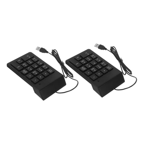 Housoutil 2個テンキー キーボードのテンキー コンピューター用キーパッド ノートパソコン対応 静音設計 数字入力専用 キー SG305313IS257VV1