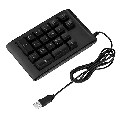 Akozon 19キー 3色USBテンキー メカニカルタッチ感 1000万回クリック数 USB有線ナンバーパッド 3色バックライト付き メカニカルテンキーパッド Akozonxyms5wne4q