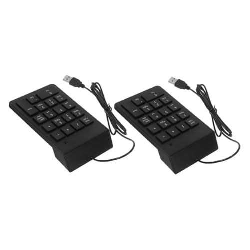 PRETYZOOM 2個字キーパッド キー スリムテンキー キーボード ノートパソコン 用 数字入力パッド 行融業務対応 コンパクトポータブル設計 52U1008171RE92