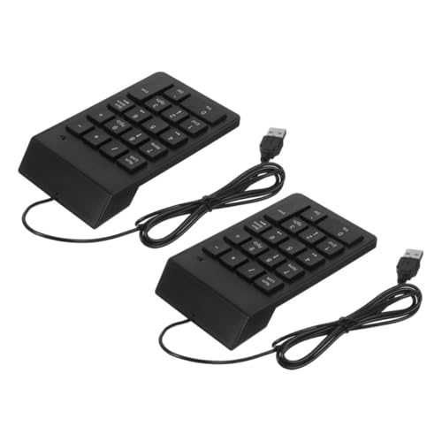 OKUMEYR 2個 銀行 金融 キーボード USB テンキー デスクトップ コンピュータ Q2655T11Z59E3FN7