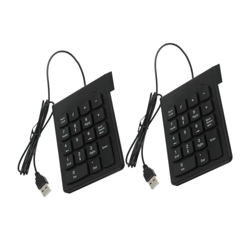 QUMIIRITY 2個テンキーパッド キー ポータブルテンキー 設計 行融業務対応 ノートパソコン用 数字キーパッド 1MK015EJZ5PD08GSZ54AXN