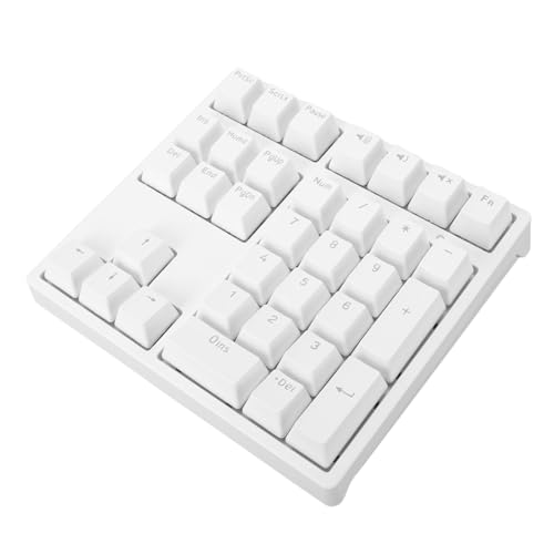 Vbestlife テンキー、RGBバックライト付きメカニカルUSB有線テンキー、ブルースイッチ、34人間工学に基づいた、ラップトップ、デスクト、コンピュータPC用 (白) VBmzcn1kfesr-12