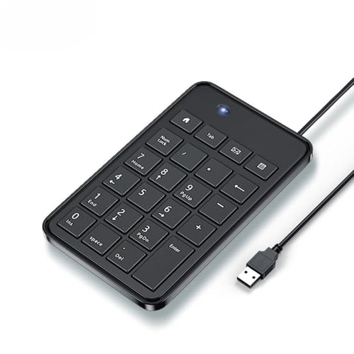 Flood Force テンキー拡張スロットを備えた金融オフィスコンピュータ用の有線テンキー3键 (23キー黒)