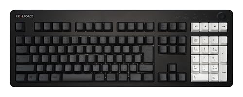 REALFORCE R3 R3S キーボード 対応 キーキャップ セット テンキー スーパーホワイト 昇華印刷 PBT M0359T R3AKCTN5